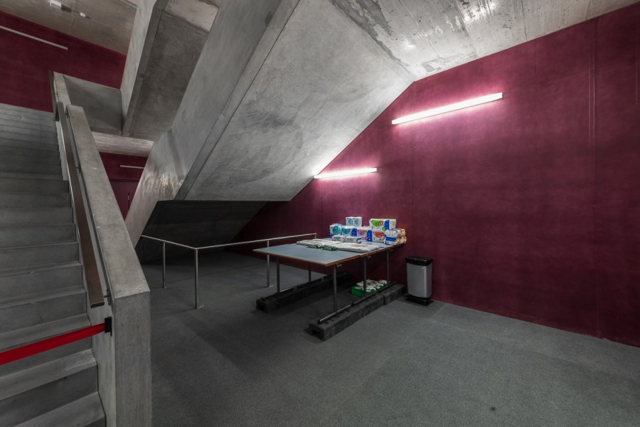 Centre d'accueil de Beaulieu pour personnes en quête de protection (Crédit photo : M. Trotta / PML-SPSL) 