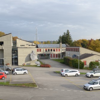 Vue du centre de compétence de la protection de la population qui abrite le CCI