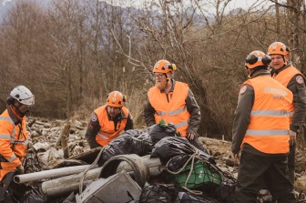 Les astreints de la PCi-VD ont rassemblé près de six tonnes de déchets.